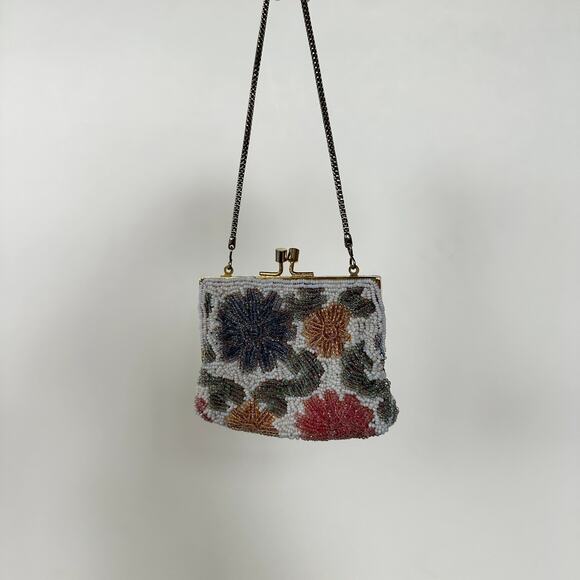 Vintage Micro Beaded Bag Clutch Styled By Laura U.S.A - Picture 12 of 12